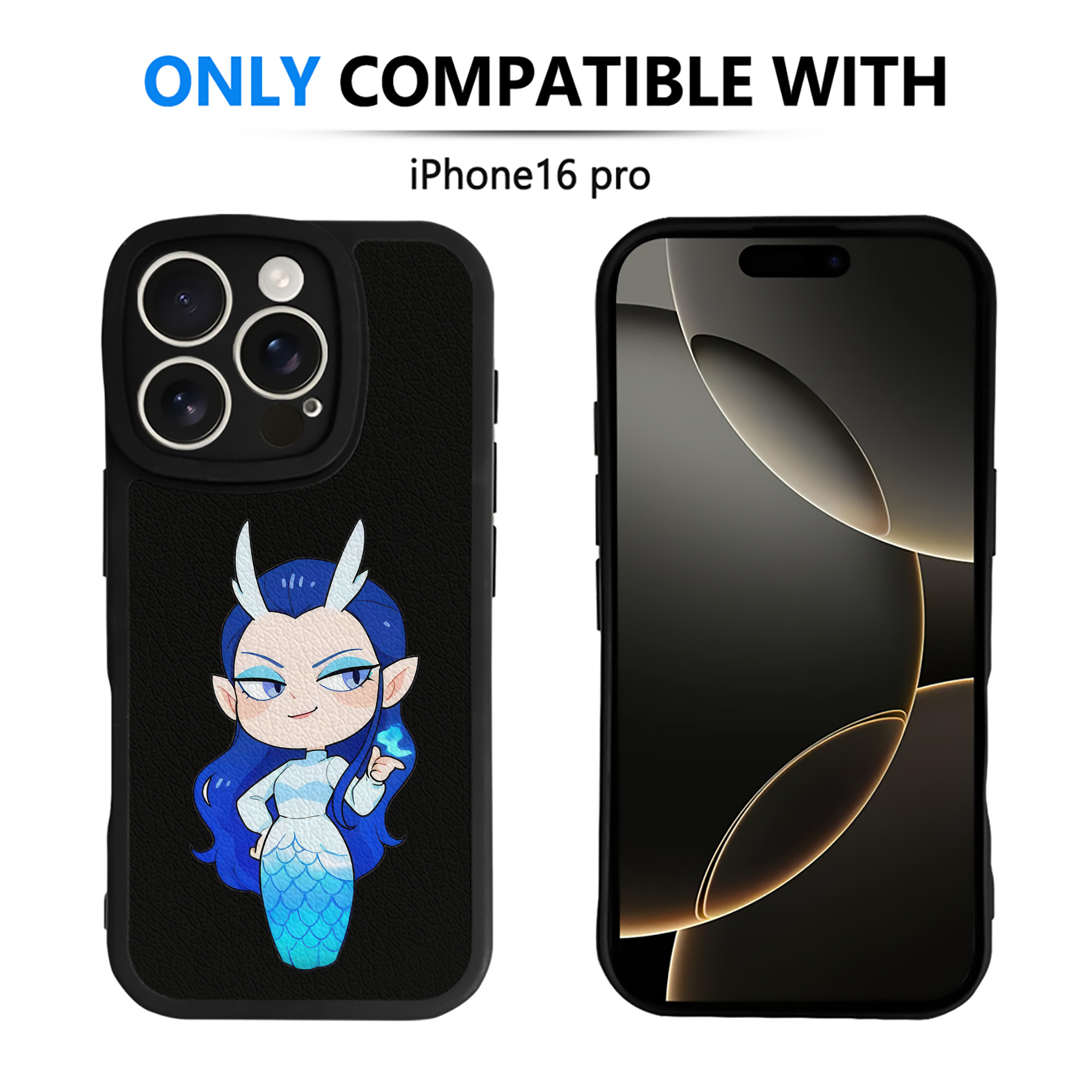 （画像用） Ne Zha 2 ナタ 魔童の大暴れ 【iPhone 16シリーズ対応】シリコンスマホケース（レザー調） 材質：シリコン